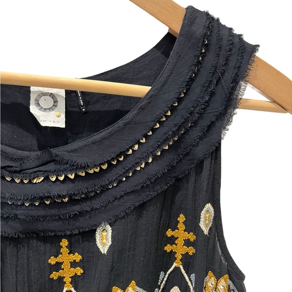 Anthropologie Akemi + Kin Firelight Tank Top, Beautiful Embroidered Size Medium - Picture 9 of 13